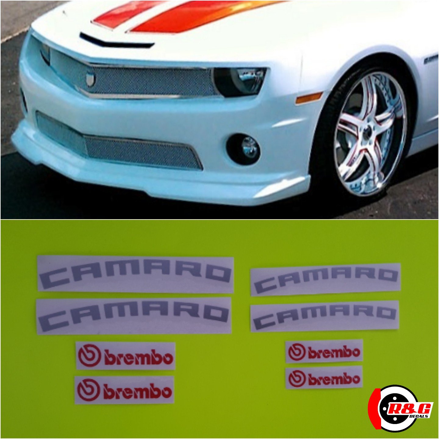 Camaro - R&G Brake Caliper Decals Specialist