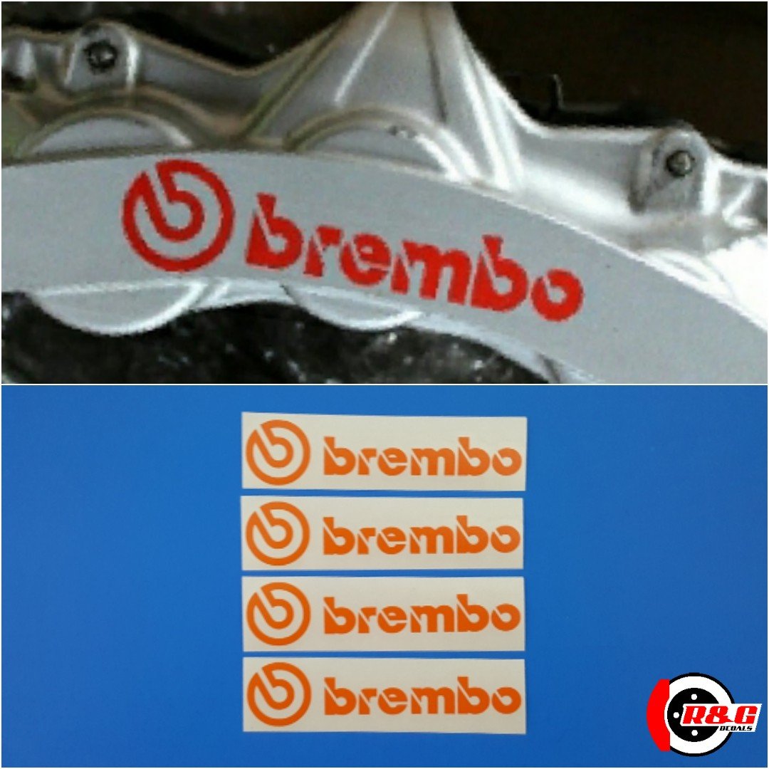 Brembo R&G Brake Caliper Decals Specialist