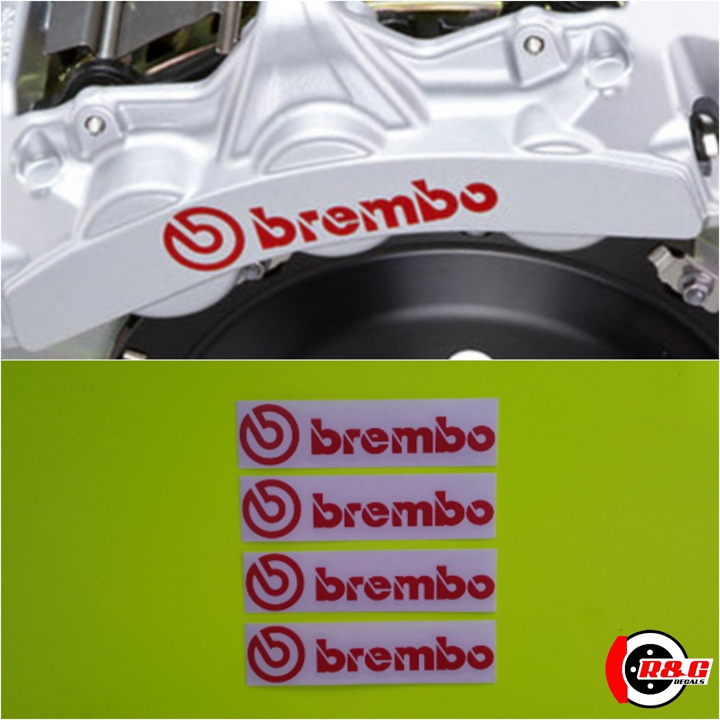 Brembo R&G Brake Caliper Decals Specialist