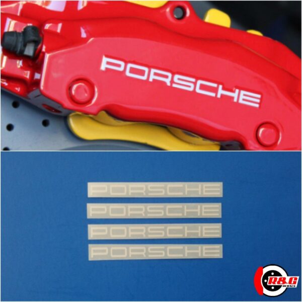 Porsche Brake Caliper Decals Stickers