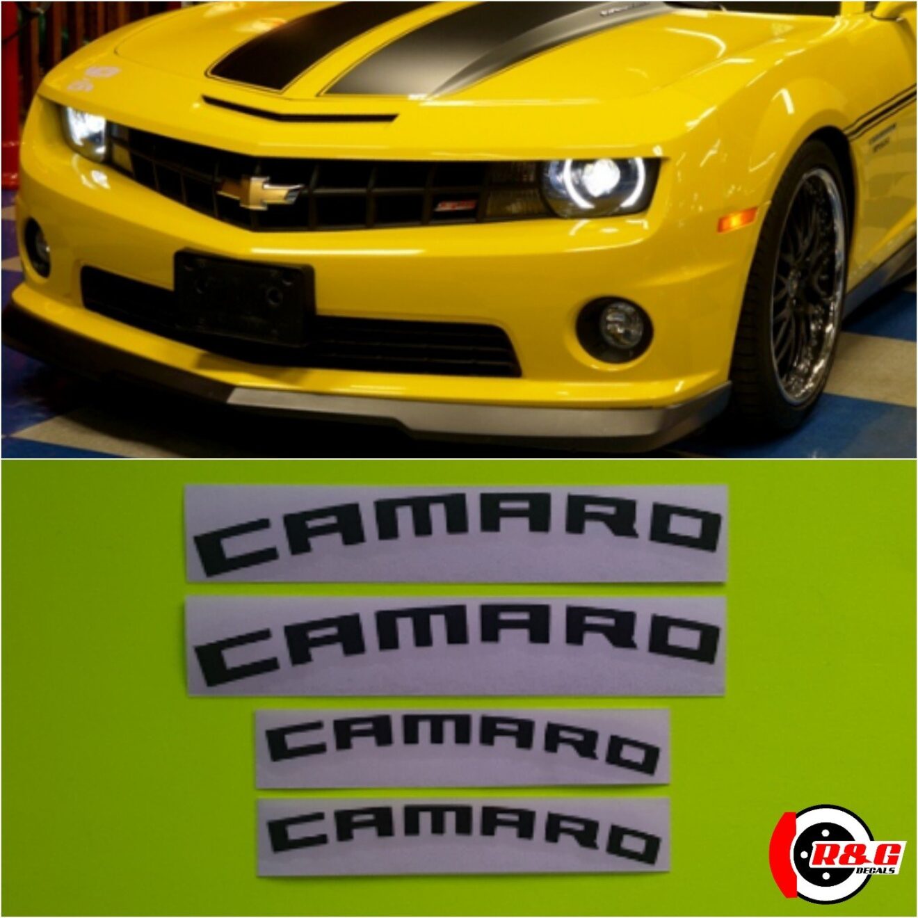 CAMARO Brake Caliper HIGH TEMP Decal Sticker for 6 Piston and 4 Piston ...