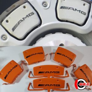 AMG S63 S65 CL63 CL65 W216 2008-2014 Curve & Straight Brake Caliper Decals Stickers Set of 6 (Black)