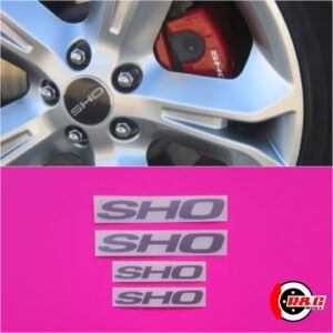 Ford Taurus SHO Brake Caliper Decals Stickers set of 4 (Silver)