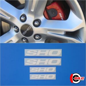 Ford Taurus SHO Brake Caliper Decals Stickers set of 4 (White)