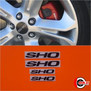 Ford Taurus SHO Brake Caliper Decals Stickers set of 4 (Black)